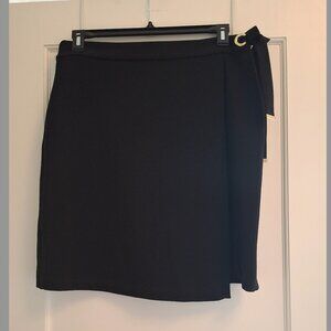 Michael Kors black wrap skirt